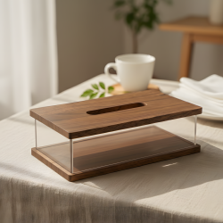 Wooden Tissue Box